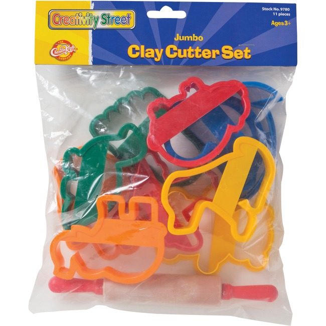 Pacon Corporation Set Cutter Clay Assorted 11PC PAC9780