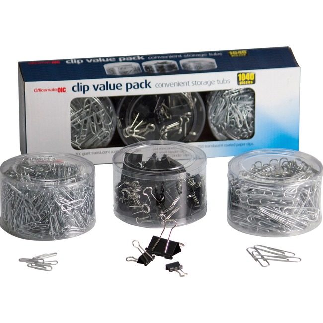 Officemate Clip Paper Coated 1040PC OIC97300