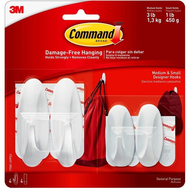 3M Company Hook Command Dsgnr Sm/Md We MMM170812VPES