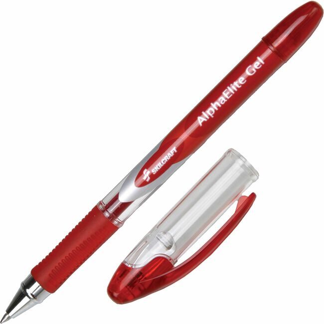 Varies / verify SKU SKU-LEVEL VERIFICATION REQUIRED Pen Gel Alpha Elite Medium Red NSN5005213