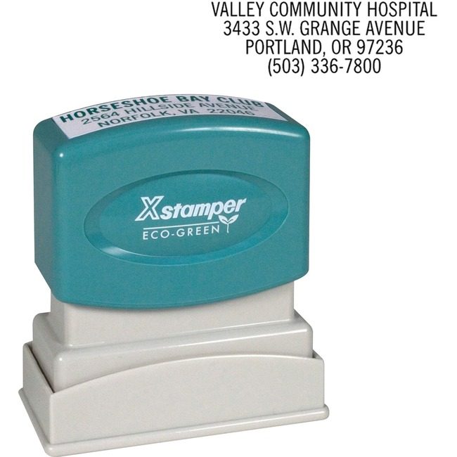 Shachihata / Xstamper Stamp Return Adrs 1/2X1-5/ XSTN10