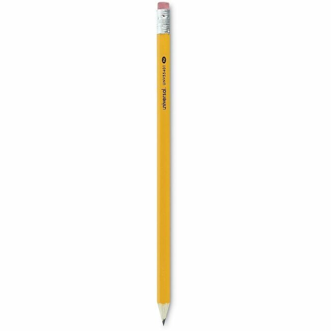 Universal Office Products Pencil Sharpened 24/PK Yellow UNV55401