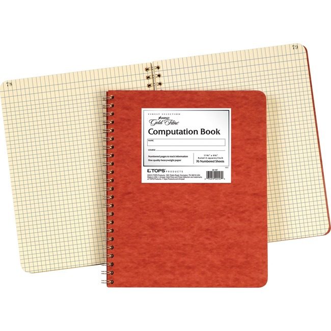 TOPS Products Book Retro 4X4 QUAD Red 76SH TOP22157
