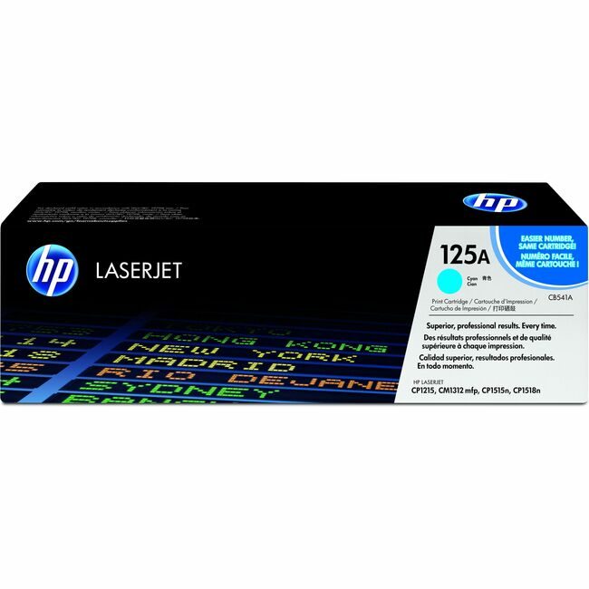HP Inc. / Hewlett-Packard Crtdg Prnt Cyn Clj CB541A HEWCB541A