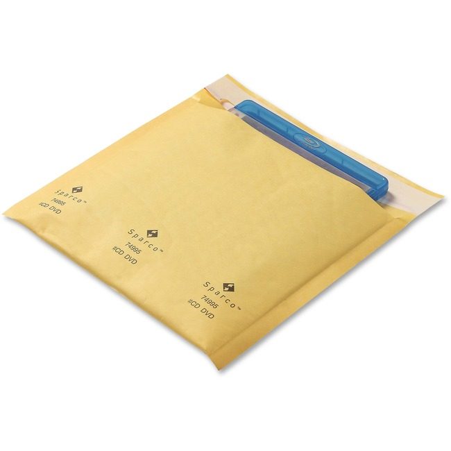 Sparco Mailer Bubble Cd/Dvd 7.25X8 SPR74995