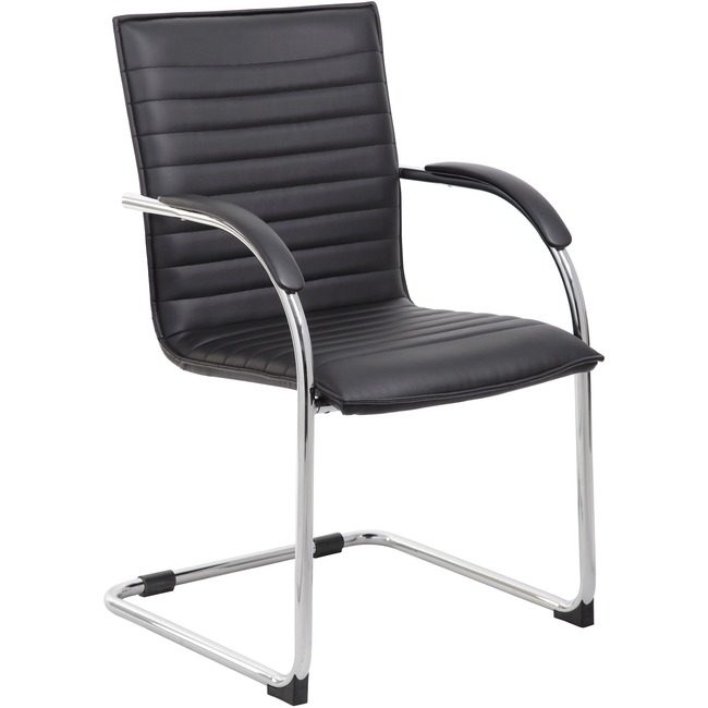Boss Office Products Chair Guest Black 2-PK BOPB9536BK2
