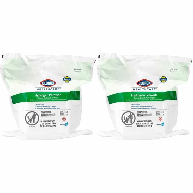 CloroxPro / Clorox The Clorox Company CloroxPro / Wipes Rfll Dsfct Hprx 185 Count CLO30827PL