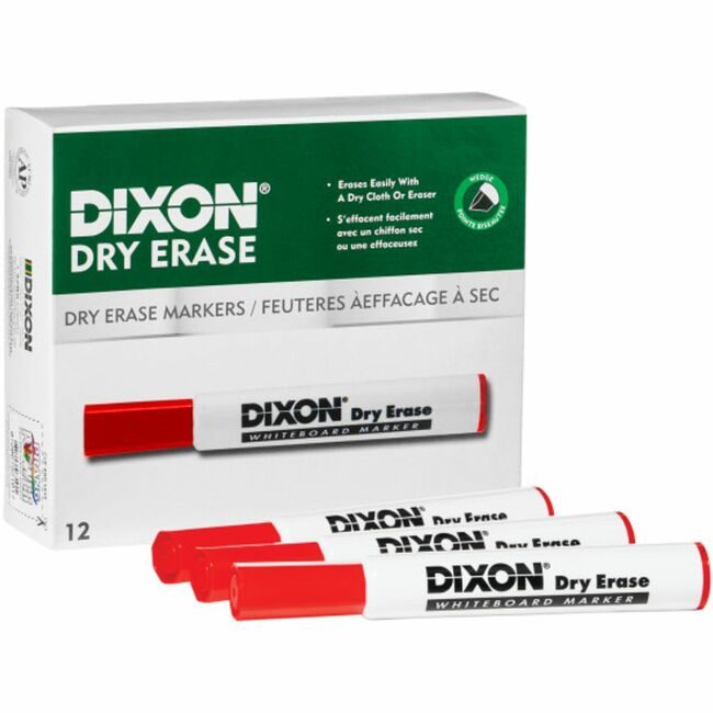 Dixon / Ticonderoga Dixon Ticonderoga Company / Marker Dryerse Wdgetp Dz Red DIX92101