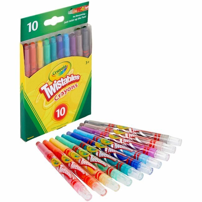Crayola LLC Crayon Twisbe Mini 10 Count CYO529715