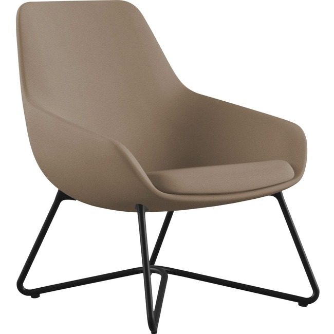 9to5 Seating Chair Lng W/Arm Fbrc La/Bk NTF9111LGBFLA