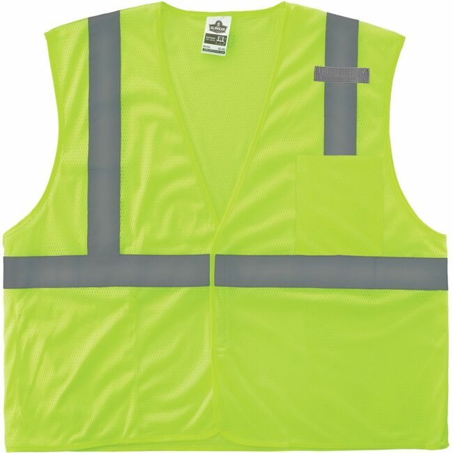 Ergodyne Vest Econo Mesh Hl Lime 2X EGO24526