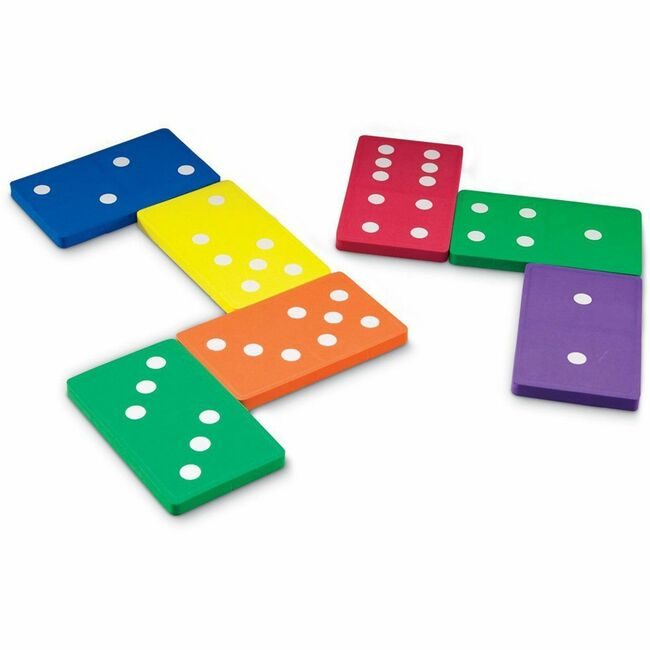 Learning Resources Dominoes Jumbo Foam 28PC LRNLER6380