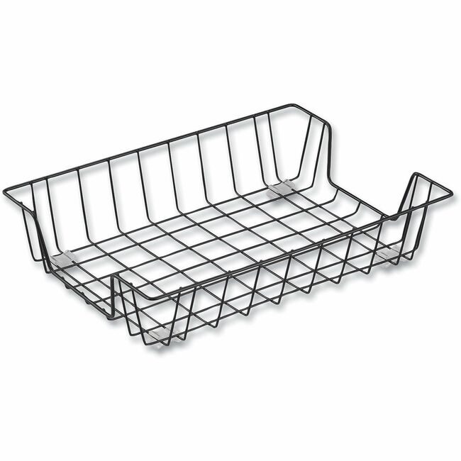 Universal Office Products Tray Dsk Wire Letter Frnt Black UNV20071