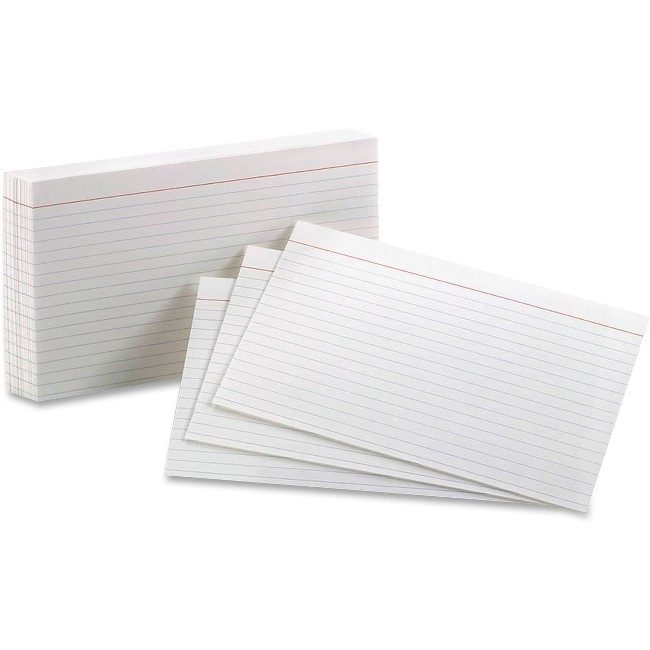 TOPS Products / ACCO legacy Oxford Card Index Ruled 5X8 8PT We OXF51