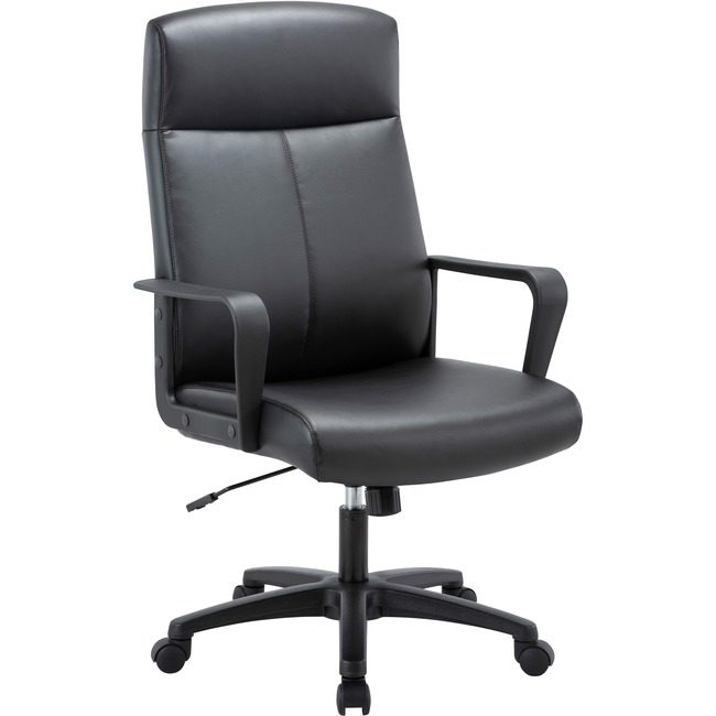 Lorell Chair Leather Desk/Conf Black LLR41851