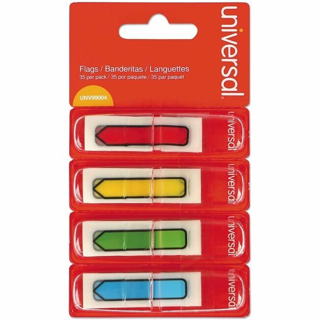 Universal Office Products Flag .47X1.77"PAGE 140AST UNV99004
