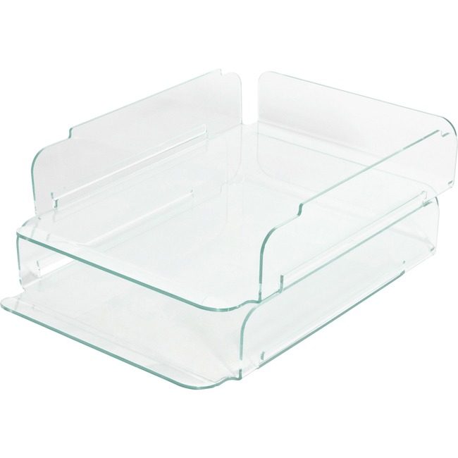 Lorell Tray LETTER 2PK STACKING LLR80655