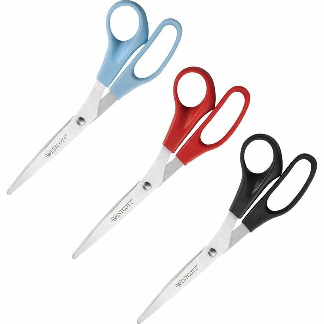 Westcott / Acme United Acme United Corporation Westcott / Scissors Ss Straight 8" 3 Pack ACM13404