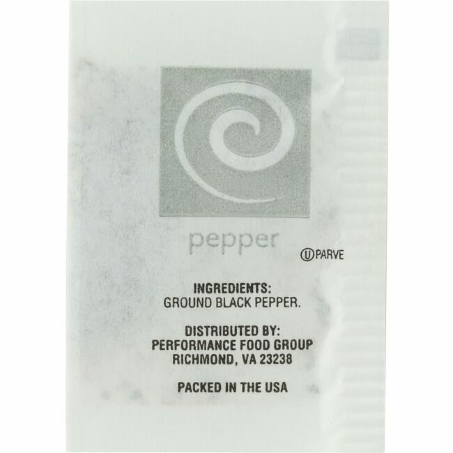 Sugar Foods Packets Pepper SUG09288