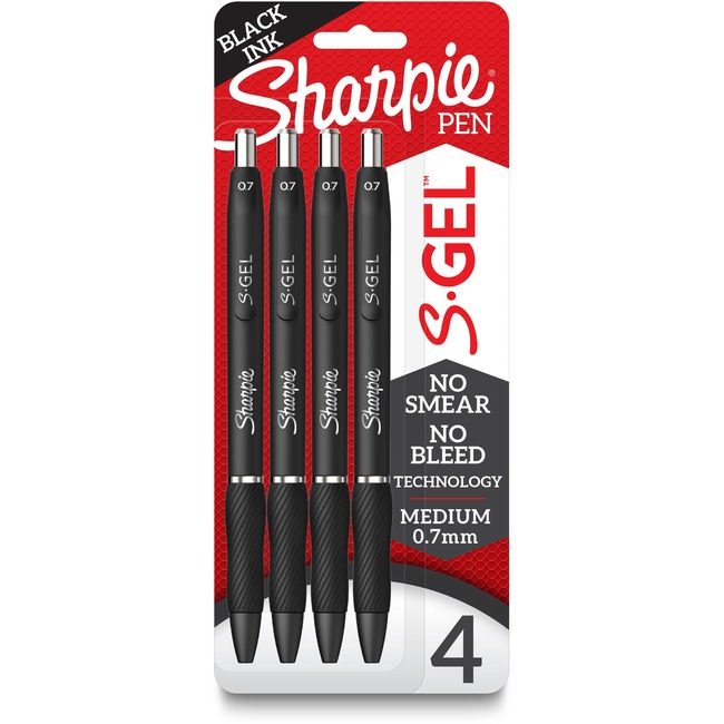 Sharpie / Expo / Prismacolor / Sanford Newell Brands / Sanford Sharpie / Expo / Prismacolor / Pen Gel 0.7MM Black 4 Count SAN2096134