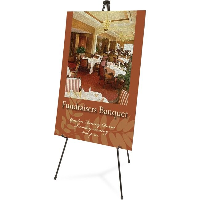 ACCO Brands Quartet Easel Heavy-Duty Insta Black QRT27E
