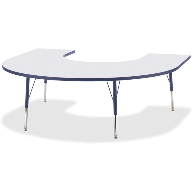 Jonti-Craft, Inc. Table Horseshoe 60X66 Gy/Ny JNT6445JCA112