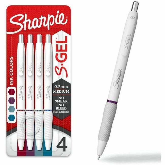 Sharpie / Expo / Prismacolor / Sanford Newell Brands / Sanford Sharpie / Expo / Prismacolor / Pen S-Gel White Jewel 4 Count SAN2206099