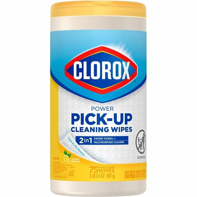 CloroxPro / Clorox The Clorox Company CloroxPro / Wipes Sanitize Lmn Vrbna 75 CLO32578