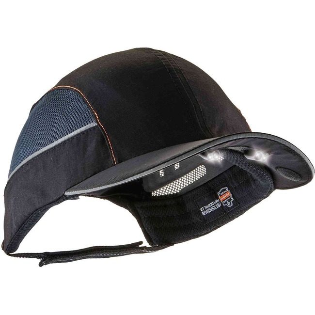 Ergodyne Bump Cap W/ Led Short Black EGO23370