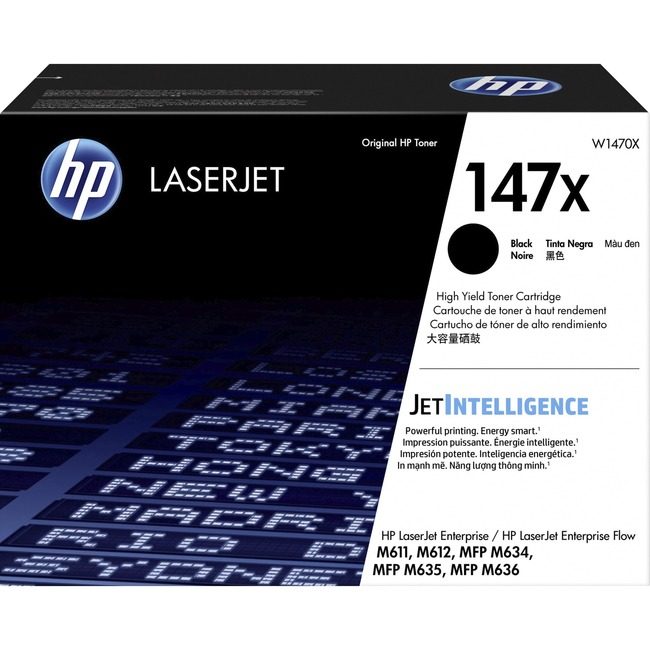 HP Inc. / Hewlett-Packard Crtdg Lsr 147X Black HEWW1470X