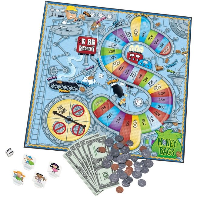 Learning Resources Game Money Bags Coin Value LRNLER5057
