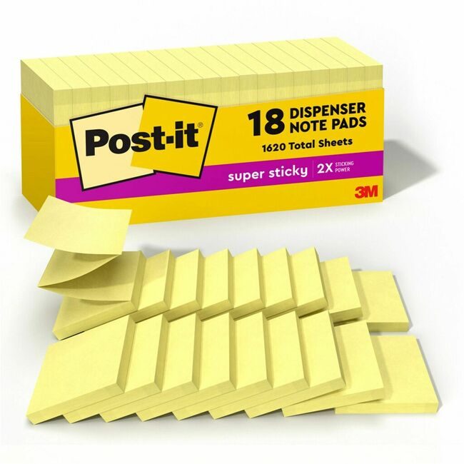 3M Company Notes Super Sticky Cabinet P MMMR33018SSCYCP