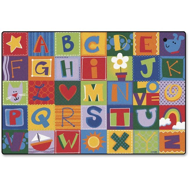 Carpets for Kids Rug Toddlr Alpha 8X12 Rct CPT3802
