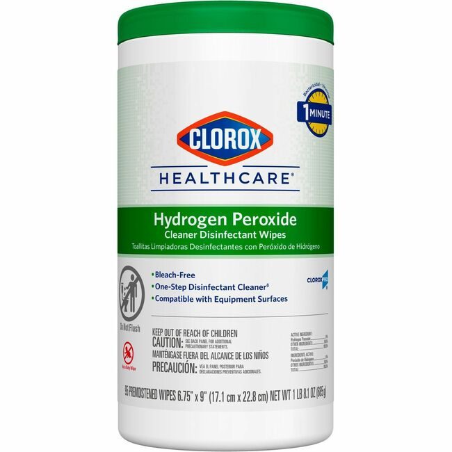 CloroxPro / Clorox The Clorox Company CloroxPro / Wipes Dsnfct Hprx 95 Count CLO30824