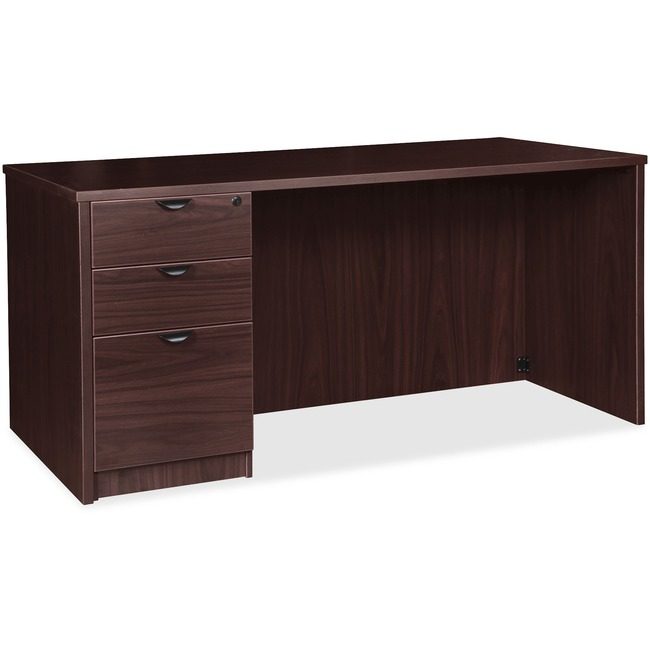 Lorell Desk Left Ped Bbf 36X72 Es LLRPD3672LSPES