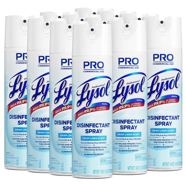 Reckitt Lysol / Resolve / Air Wick / Easy-Off / product-specific Disinfectant Spray Clear RAC74828CT
