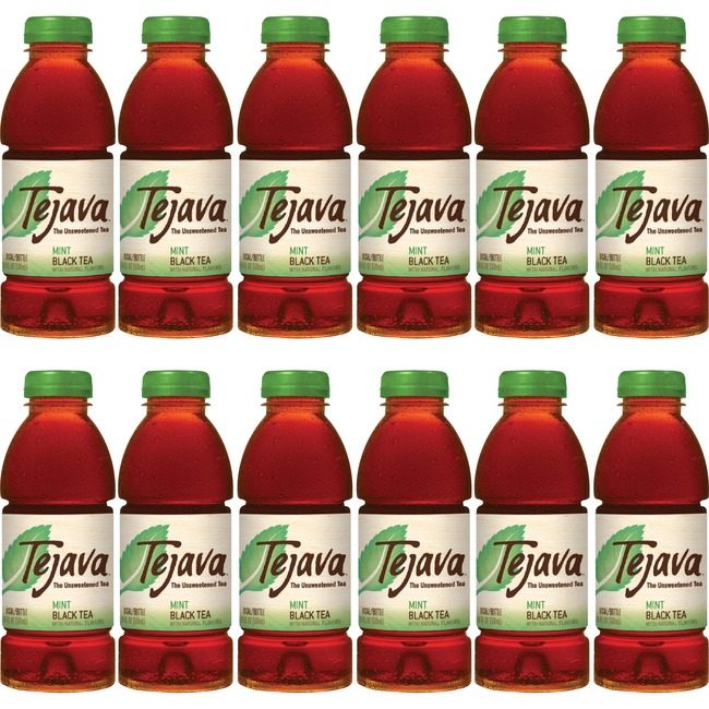 Crystal Geyser Water Company Tejava Tea Bottle Mint 16.9OZ CWG40133PL