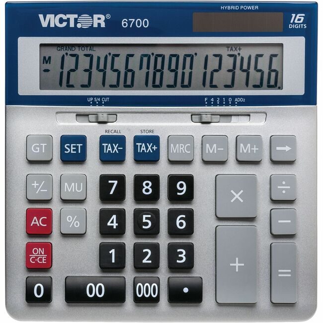 Victor Technology Calc Desktop 16-DGT Sr/Be VCT6700