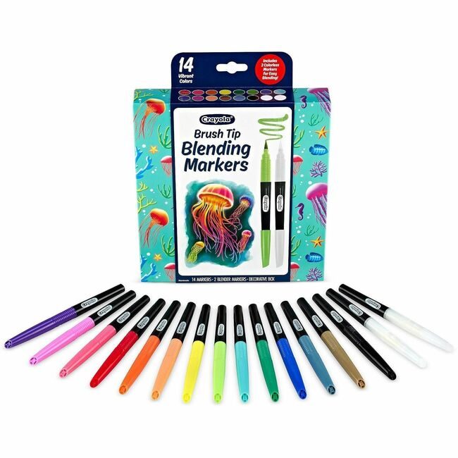 Crayola LLC Markers Blending 16 Count CYO586754