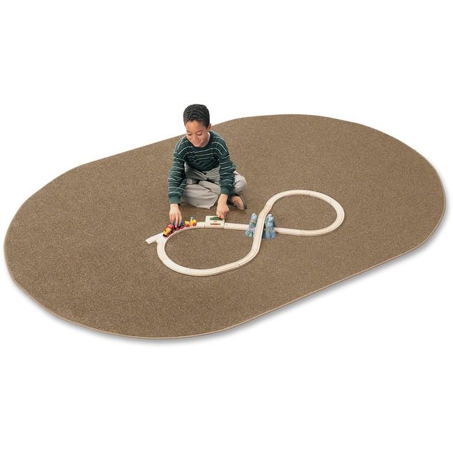 Carpets for Kids Rug Mt St Helen 6X9 Oval Tn CPT2169.108