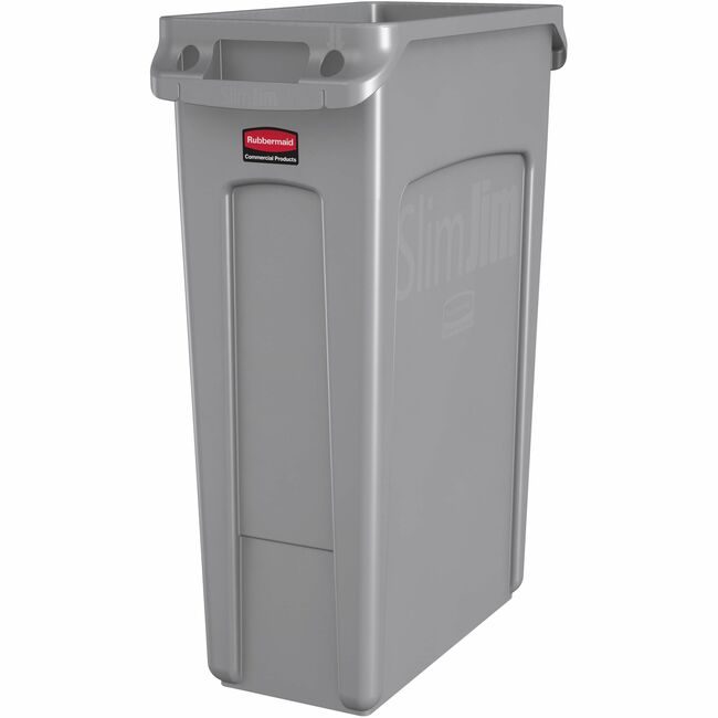 Rubbermaid Commercial Products Wastecan Vntd Slimjim 23G RCP354060GY