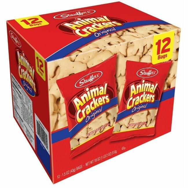 Meiji America Inc. Stauffer's Crackers Animal 12 Count FLE10173