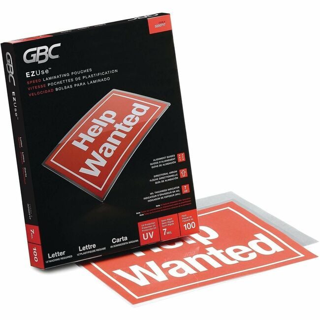 ACCO Brands GBC Pouch Laminate Letter 7MIL GBC3200717