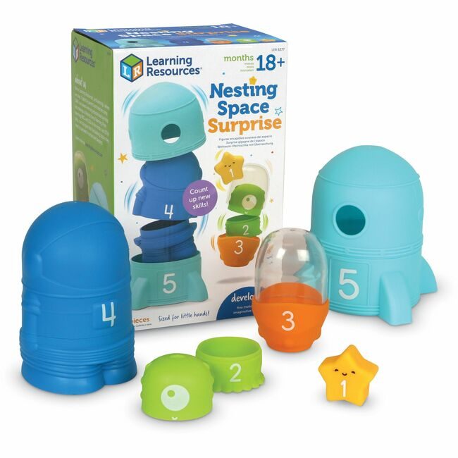 Learning Resources Set Rocket Nesting Space LRNLER6377