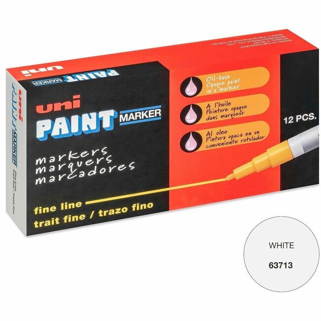 Mitsubishi Pencil Co. / uni-ball Marker Unipaint Oil Fine We UBC63713