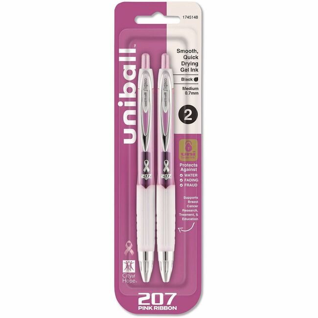 Mitsubishi Pencil Co. / uni-ball Pen Gel Black 0.7 Pack UBC1745148