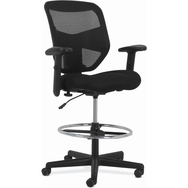 The HON Company Stool Task Hiback Mesh Black HONVL539MM10