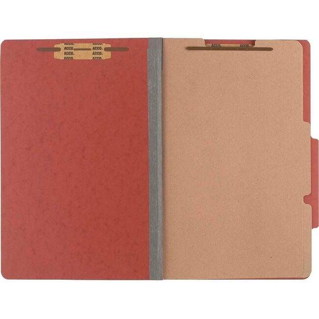 ACCO Brands Folder Psbd Legal 2DIV Fst Red ACC16036