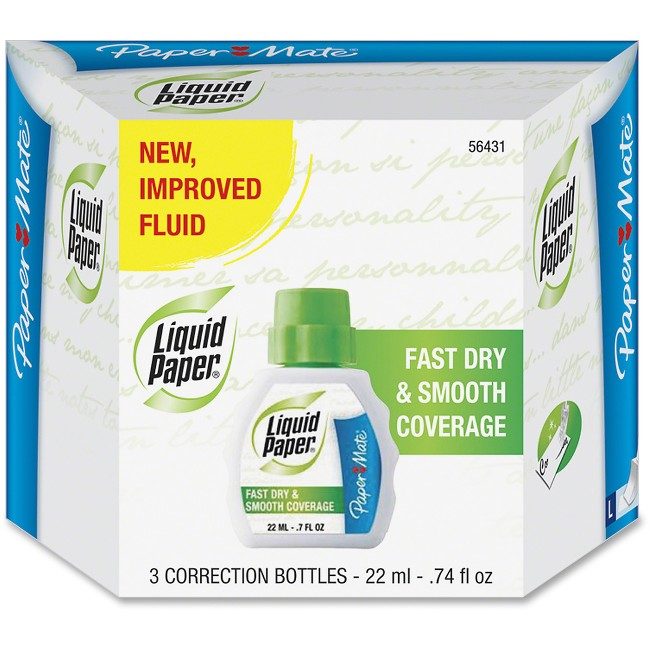 Newell Brands Paper Mate Fluid Corr Fstdry 3 Pack We PAP5643115