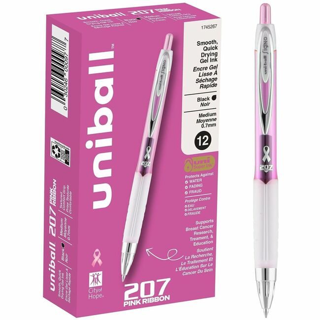 Mitsubishi Pencil Co. / uni-ball Pen Gel 207 Bca 0.7MM Pk/Bk UBC1745267